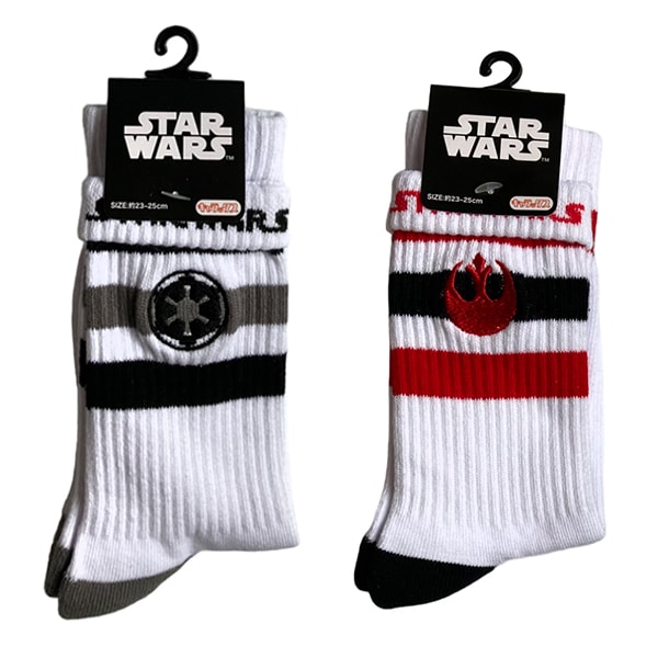 [公式]  メーカー直営　STAR WARS  刺繍靴下　エンブレム  スター・ウォーズ　