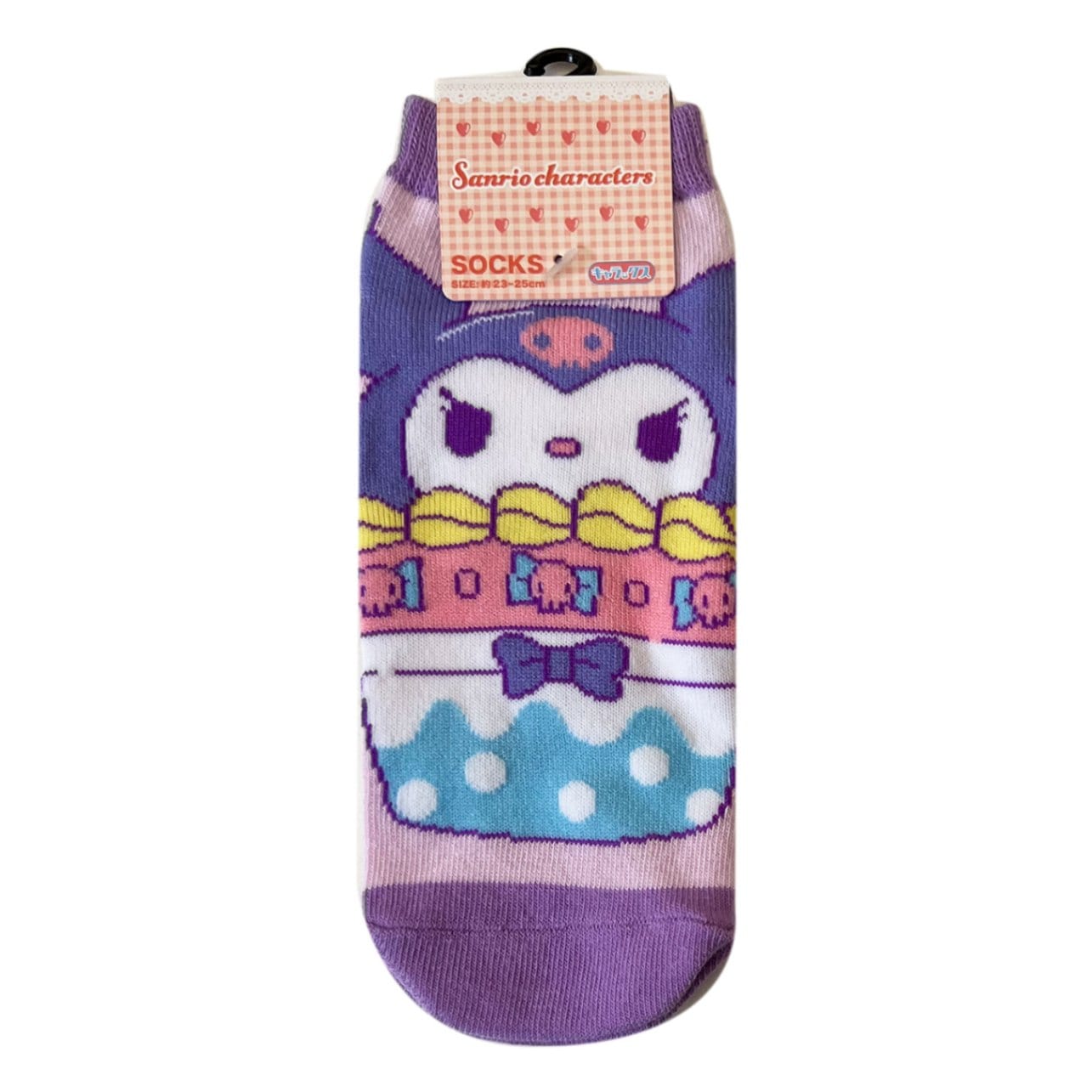 [公式] メーカー直営 サンリオキャラクターズ キャラックス（靴下）クロミ カップケーキ 23~25cm