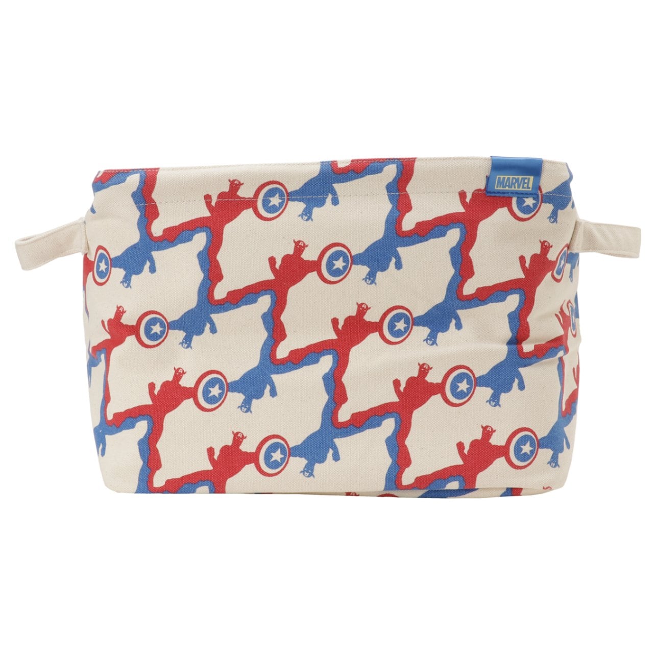 [公式]  MARVEL マーベル ストレージボックス キャプテン・アメリカ 総柄