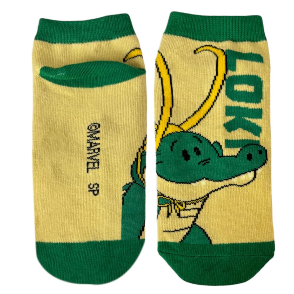 [公式] メーカー直営 MARVEL キャラックス（靴下）ロキ ワニ アップ 23~25cm