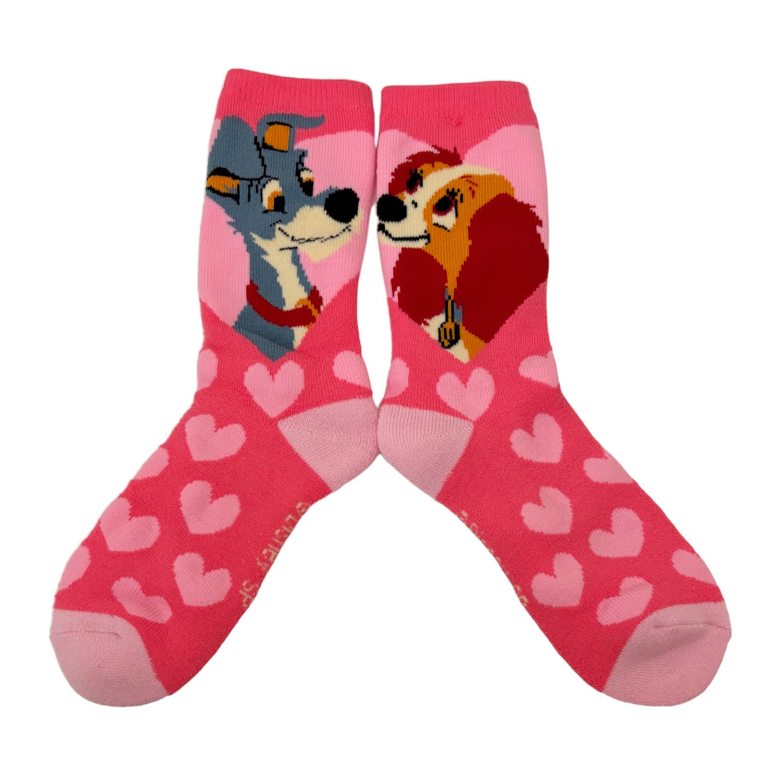 ディズニー ぽっかぽかソックス わんわん物語 ハート