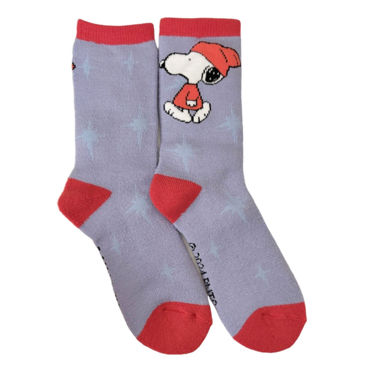 [公式]PEANUTS スヌーピー ぽっかぽかソックス  /ピーナツキラキラ 裏起毛靴下