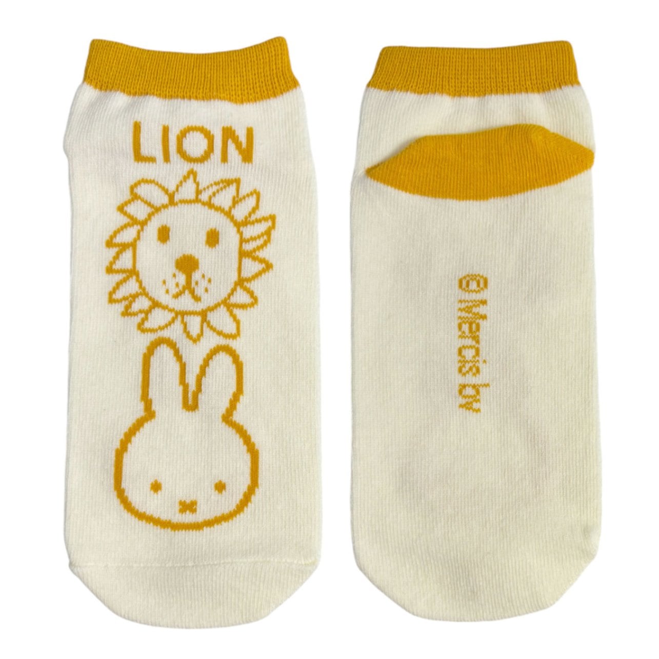 [公式] メーカー直営 MIFFY & ANIMALS キャラックス（靴下）LION 23~25cm