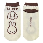 [公式] メーカー直営 MIFFY & ANIMALS キャラックス（靴下）SHEEP 23~25cm|ミッフィー（ディック・ブルーナ）|キャラクター