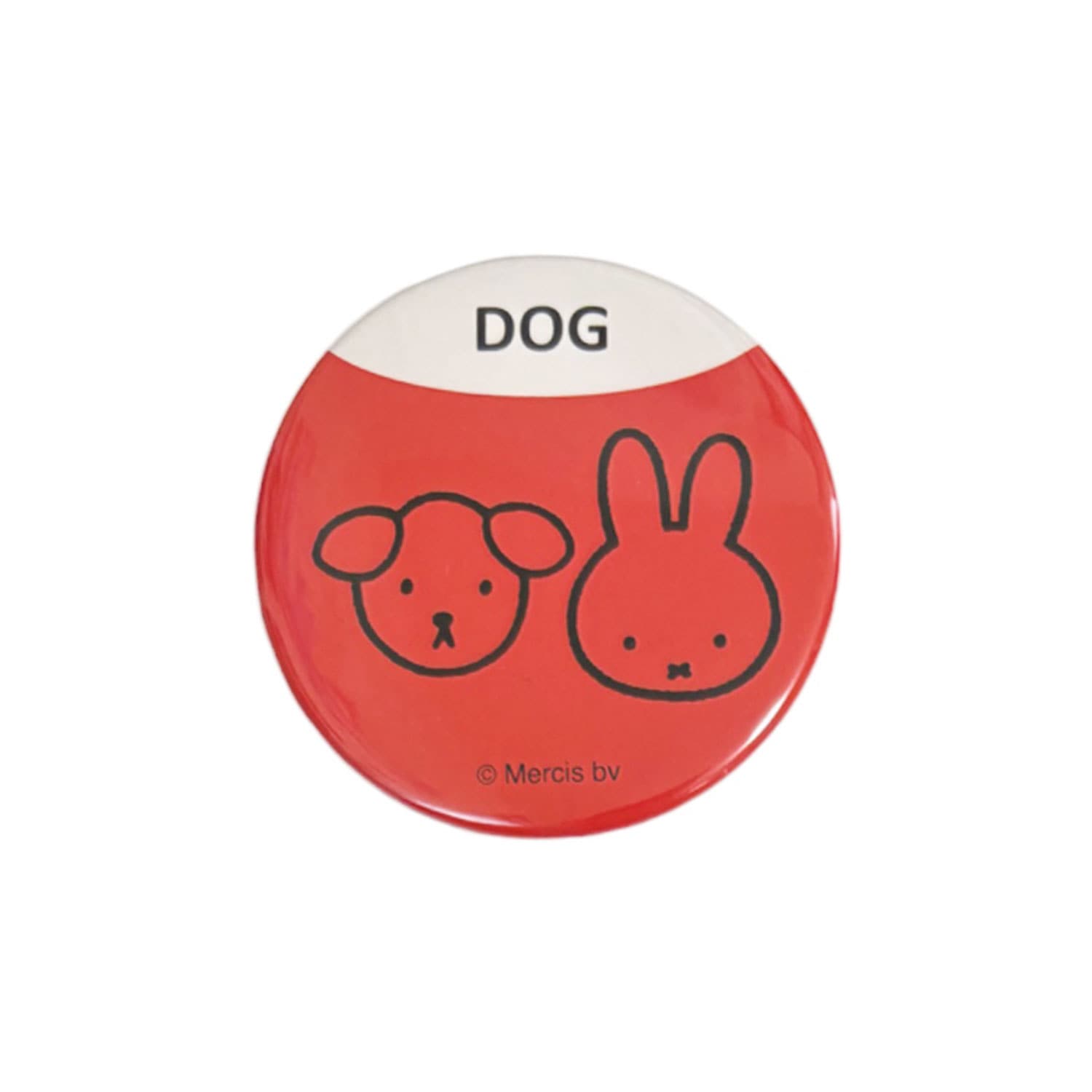 MIFFY & ANIMALS 缶バッジ DOG | キャラクター▷,ミッフィー