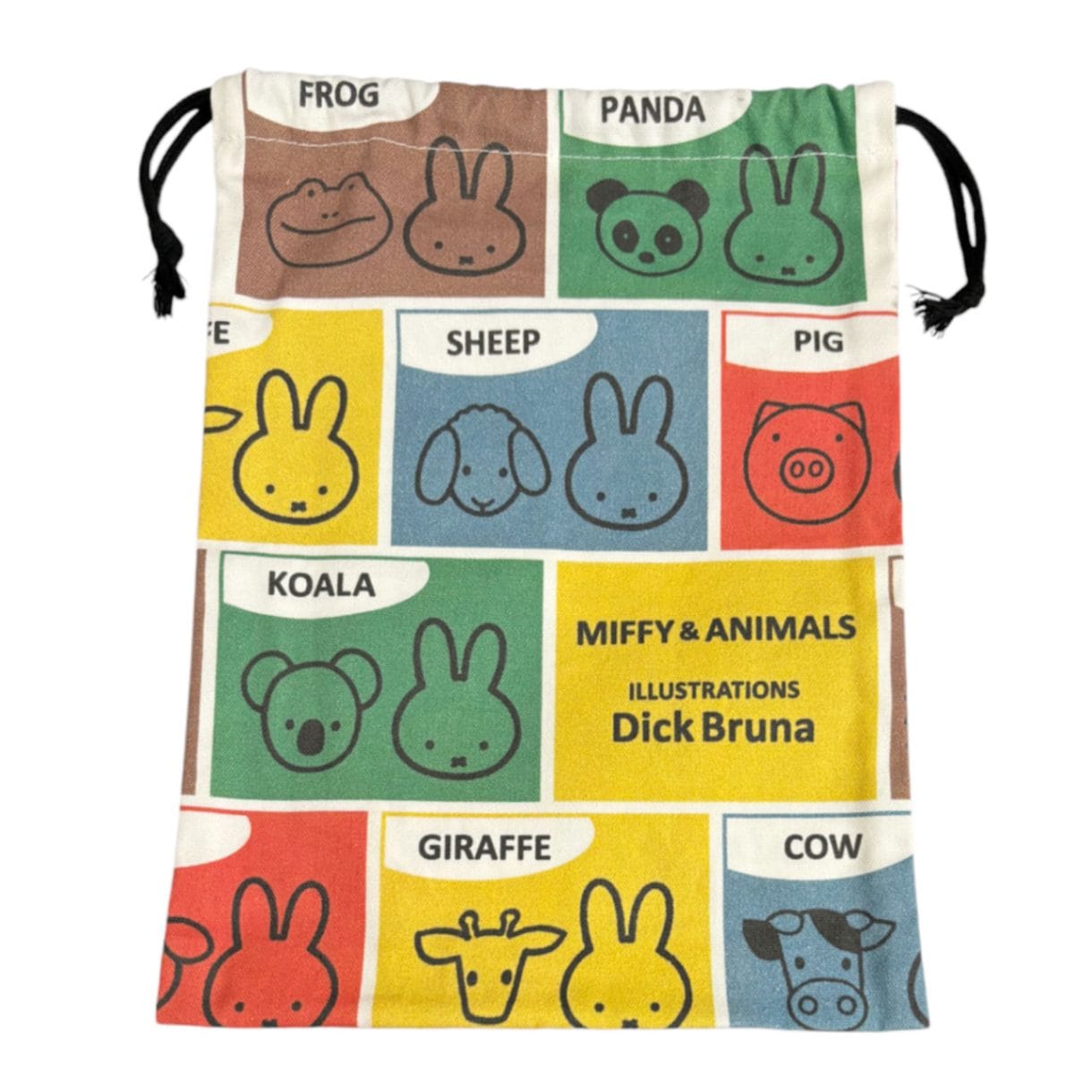 MIFFY & ANIMALS  巾着 総柄