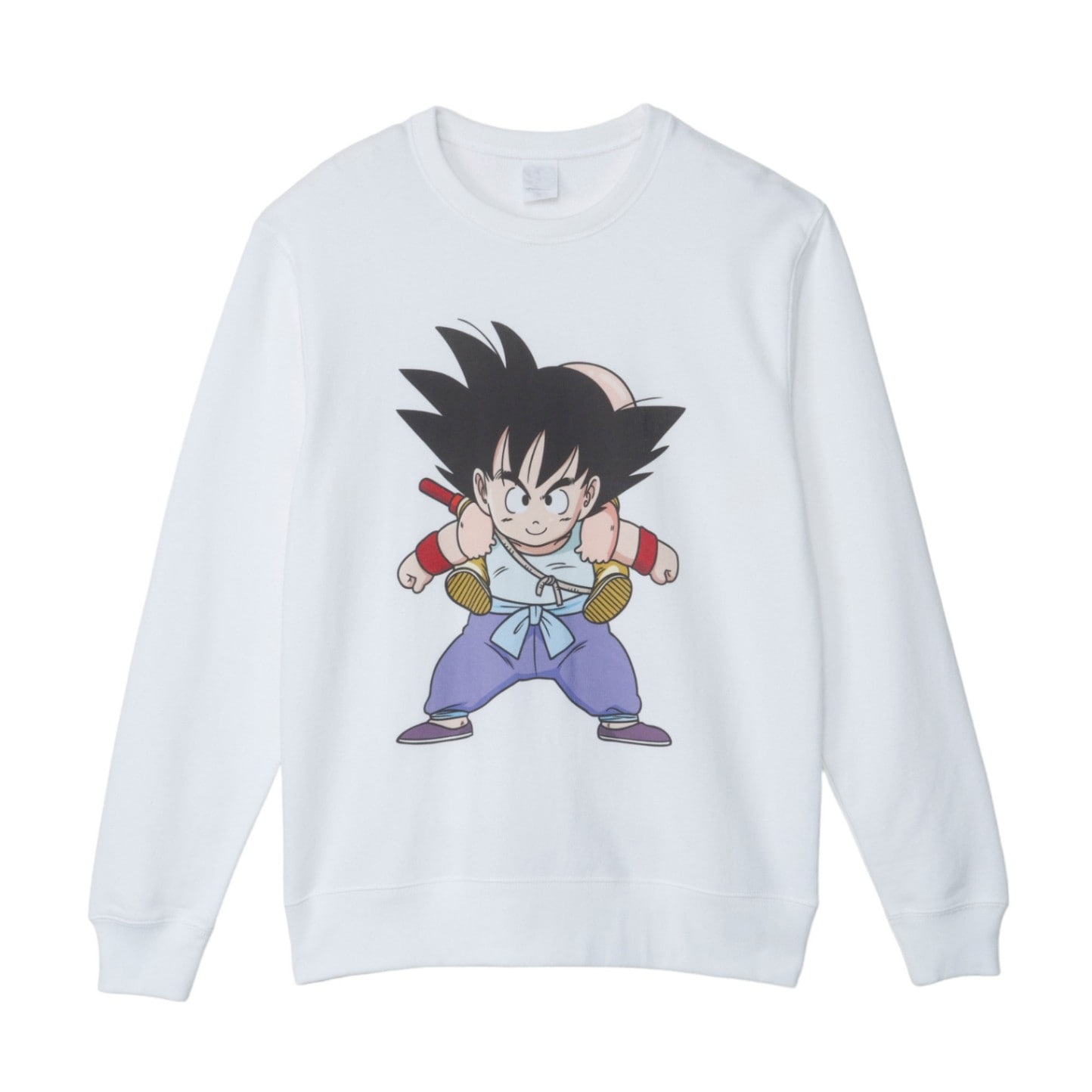 ドラゴンボール スウェットクルーネック おんぶ L
