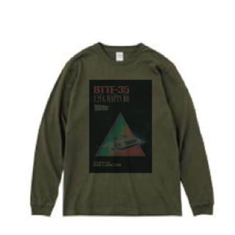 [公式] バック・トゥ・ザ・フューチャー  ロングスリーブ Teeシャツ トライアングル