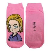 [公式] メーカー直営 ドラゴンボール DAIMA キャラックス（靴下）１８号（ミニ）23~25cm|ドラゴンボール|キャラクター