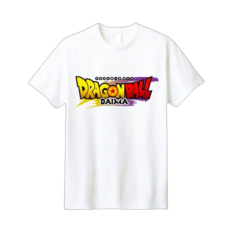[公式]メーカー直営　ドラゴンボール DAIMA キッズTシャツ　ロゴ白
