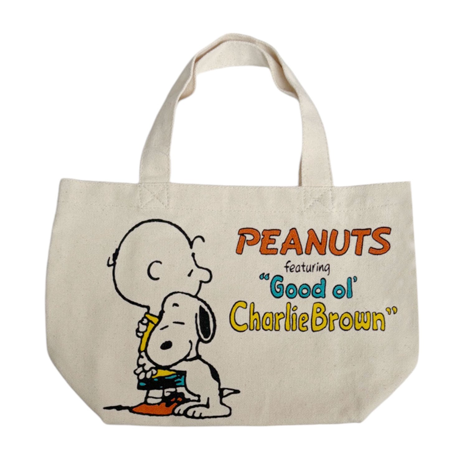 [公式] PEANUTS スヌーピー マチ付きバッグ フレンド ハグ