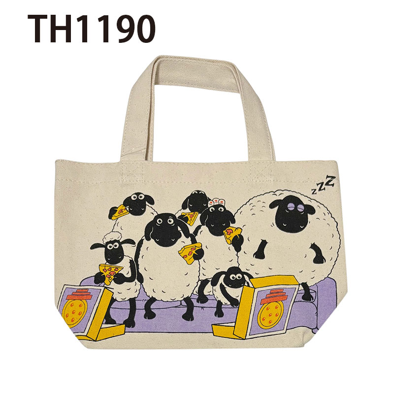 [公式] ひつじのショーン マチ付きバッグ ピザパーティー