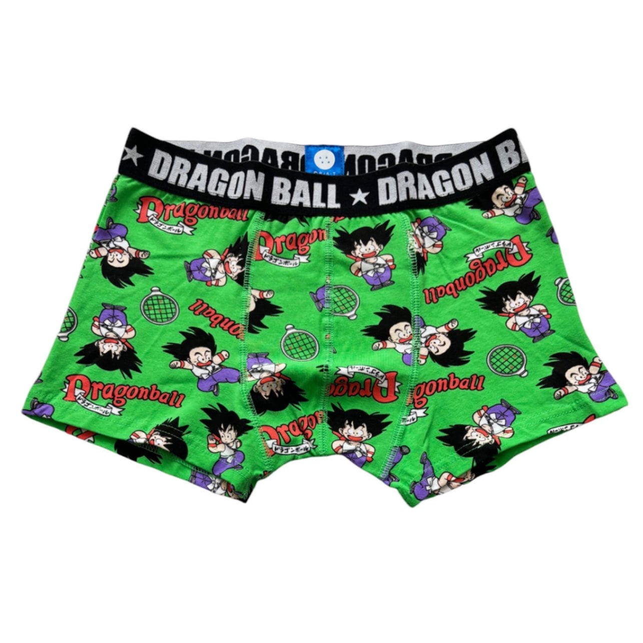 [公式] メーカー直営 ドラゴンボール ボクサーパンツ　悟空ロゴ  グリーン