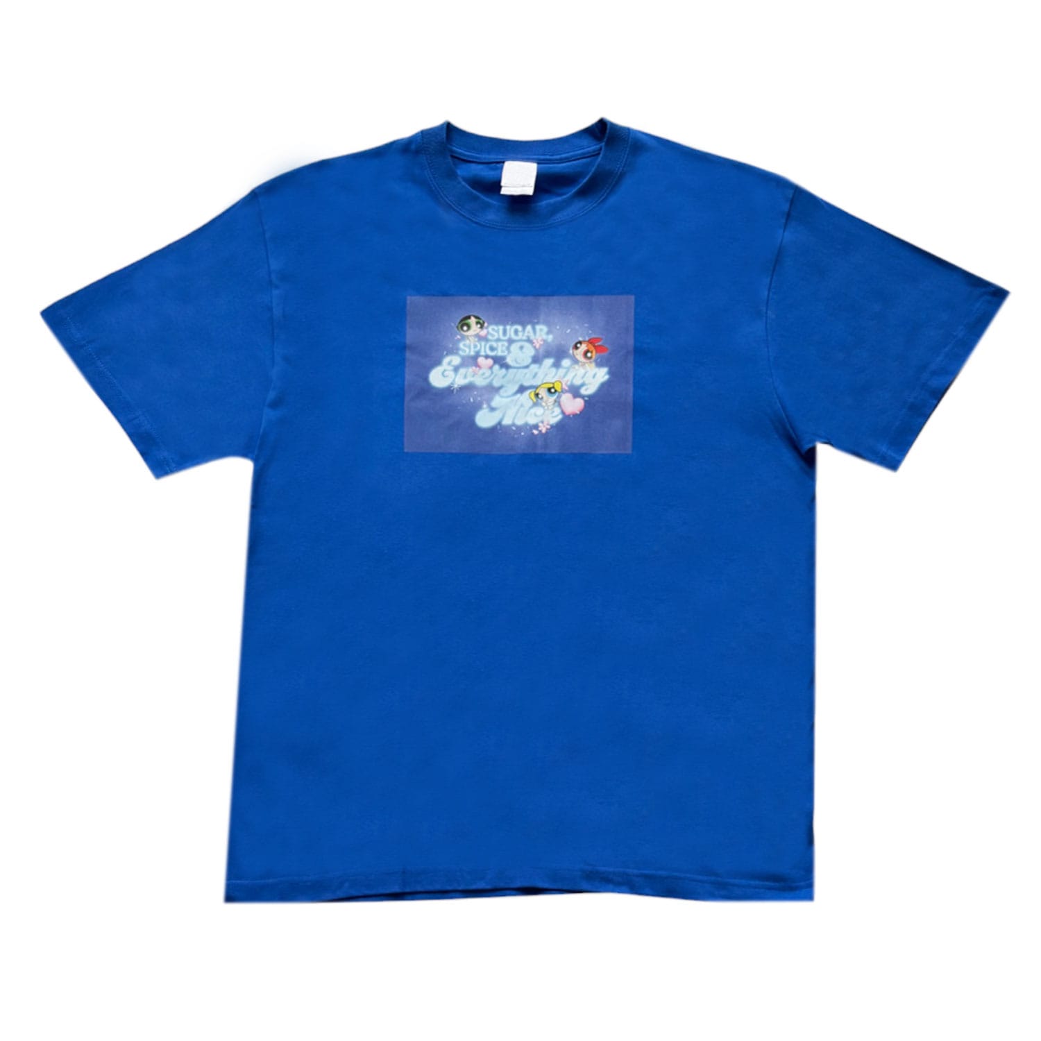 [公式] パワーパフガールズ Tシャツ BL ブルー