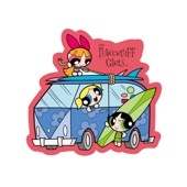 [公式] パワーパフガールズ キャラクターステッカー 車／OR|パワーパフガールズ|キャラクター
