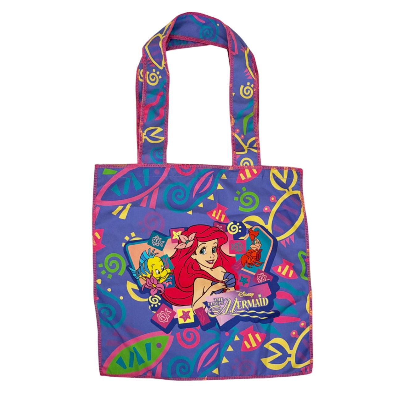 [公式] ノスタルジカ　リトル・マーメイド　フラットトートバッグ　フィッシュ PURPLE