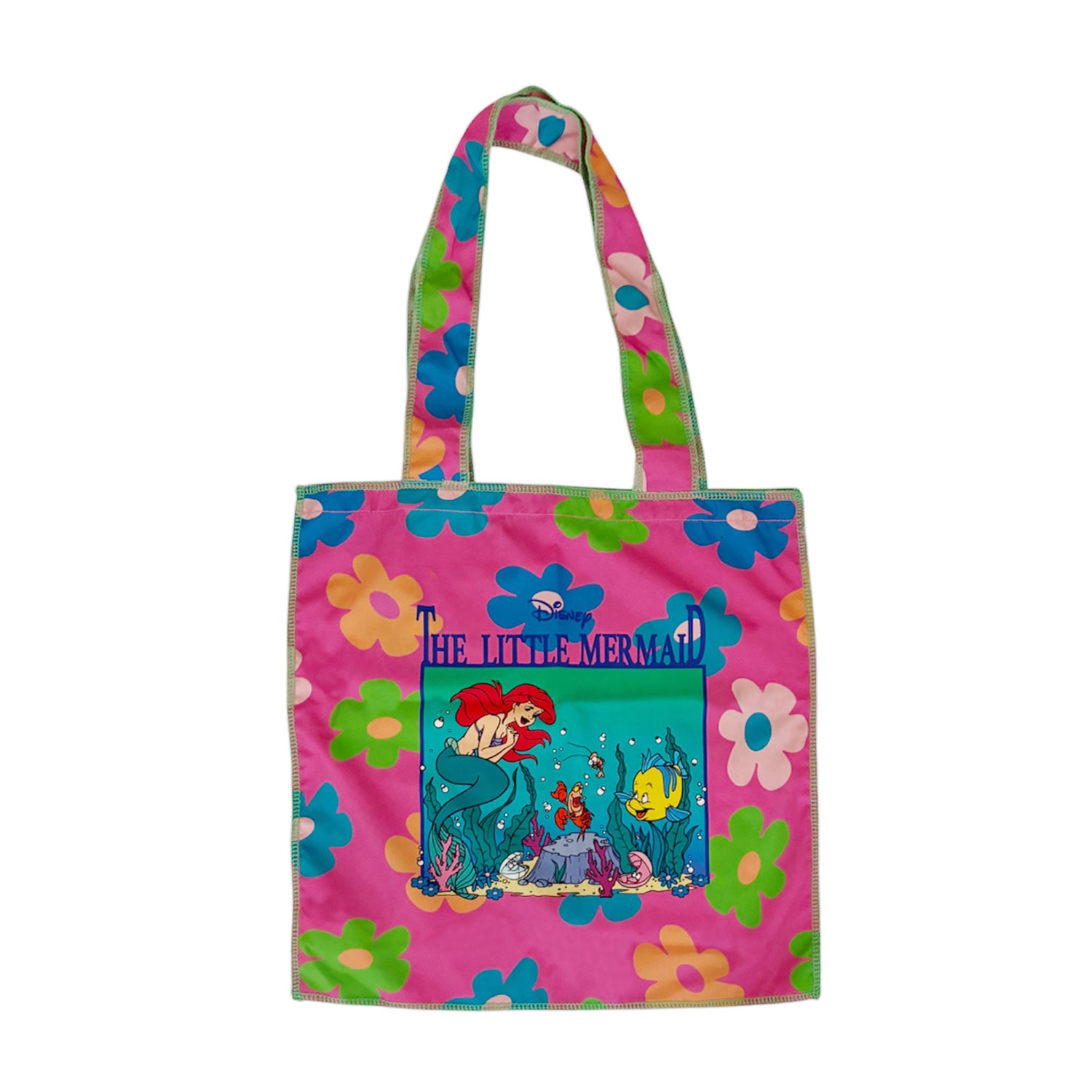 [公式] ノスタルジカ　リトル・マーメイド　フラットトートバッグ　フラワー PINK
