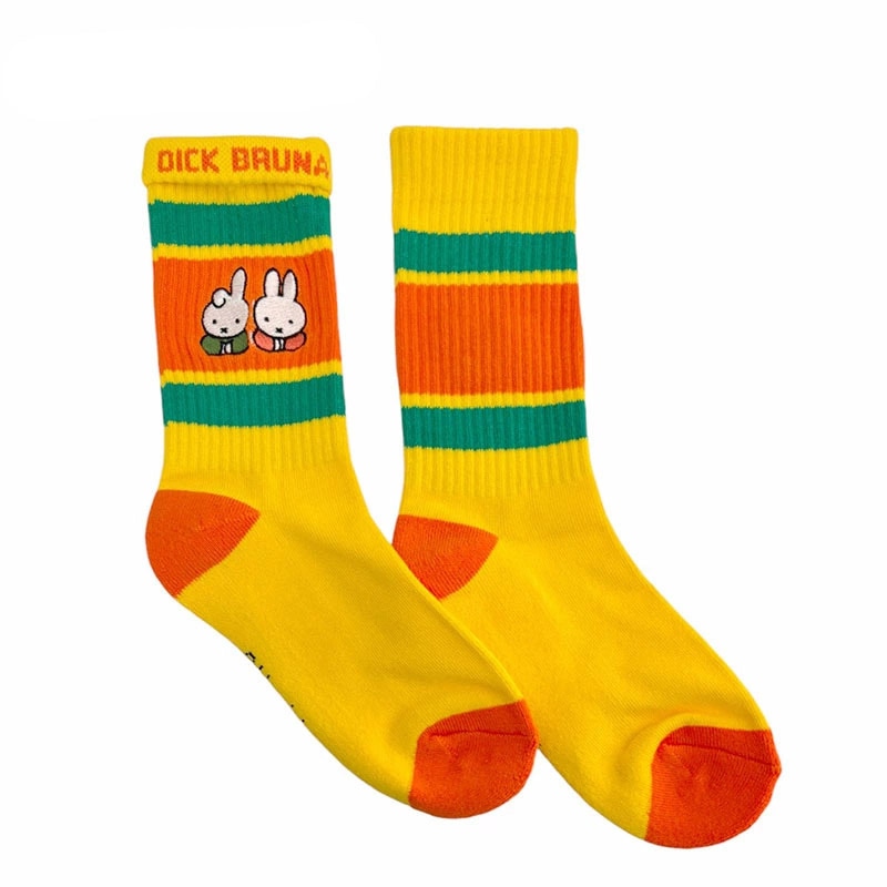 [公式]ディック・ブルーナ ミッフィー カラフルラインソックス  おともだち