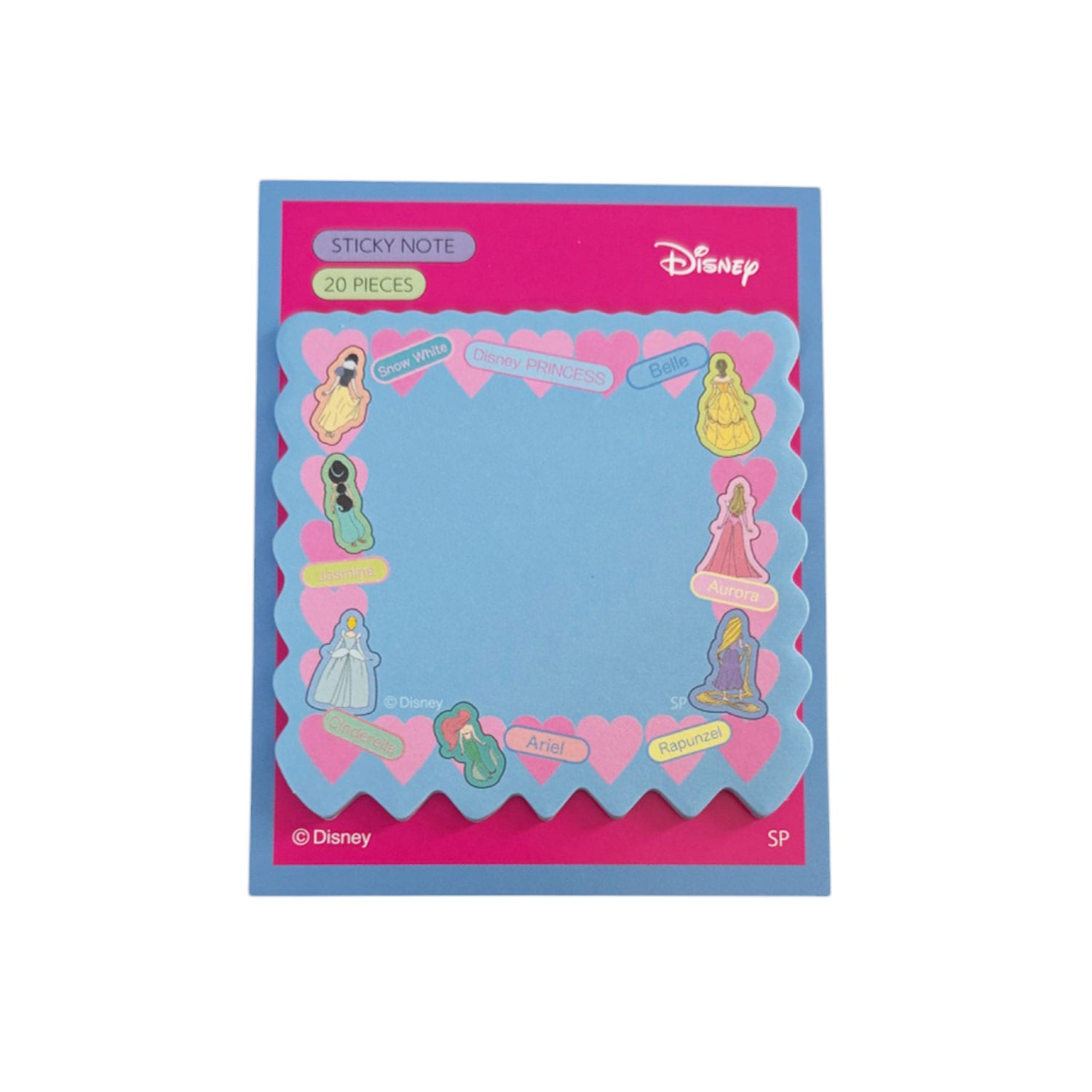 [公式] ディズニー　ノスタルジカ　プリンセス　ダイカットふせん　 BLUE ステーショナリー　NOSTALGICA