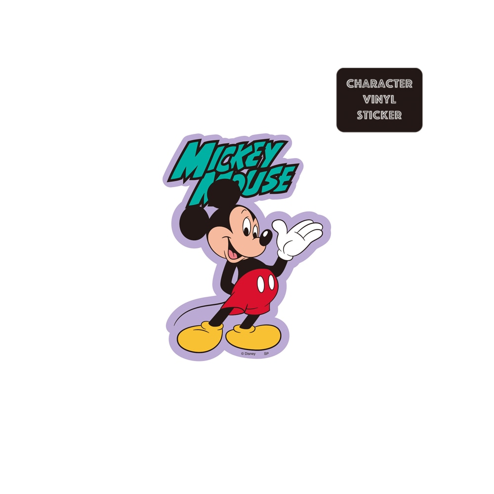[公式]ディズニー  キャラクターステッカー  ミッキー/ロゴ