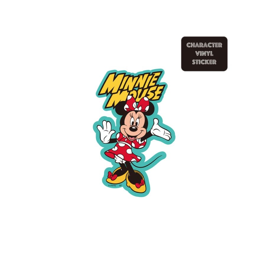 [公式]ディズニー  キャラクターステッカー  ミニー/ロゴ