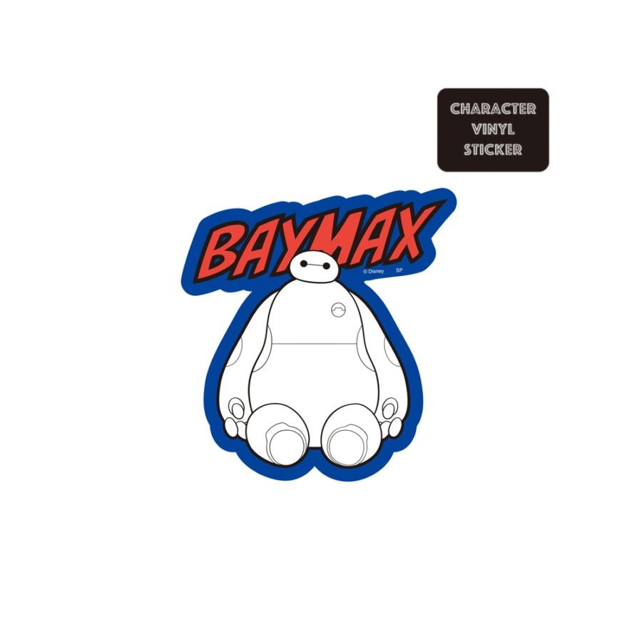 ディズニー  キャラクターステッカー  ベイマックス ロゴ
