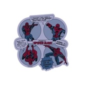 [公式]MARVEL  キャラクターステッカー スパイダーマン コミック  PURPLE|マーベル|キャラクター