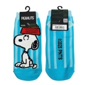[公式] メーカー直営 PEANUTS スヌーピー キャラックス（靴下）フードボウル ブルー 23~25cm|スヌーピー（PEANUTS)|キャラクター