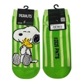 [公式] メーカー直営 PEANUTS スヌーピー キャラックス（靴下）ハグ グリーン 23~25cm|スヌーピー（PEANUTS)|キャラクター