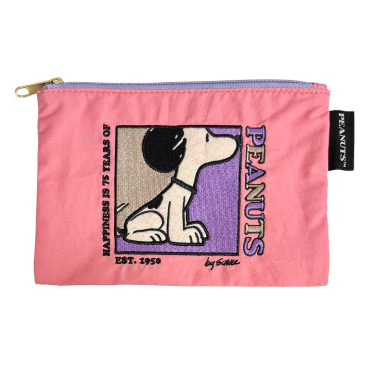 [公式] PEANUTS スヌーピー 75周年 コスメティックポーチ PK