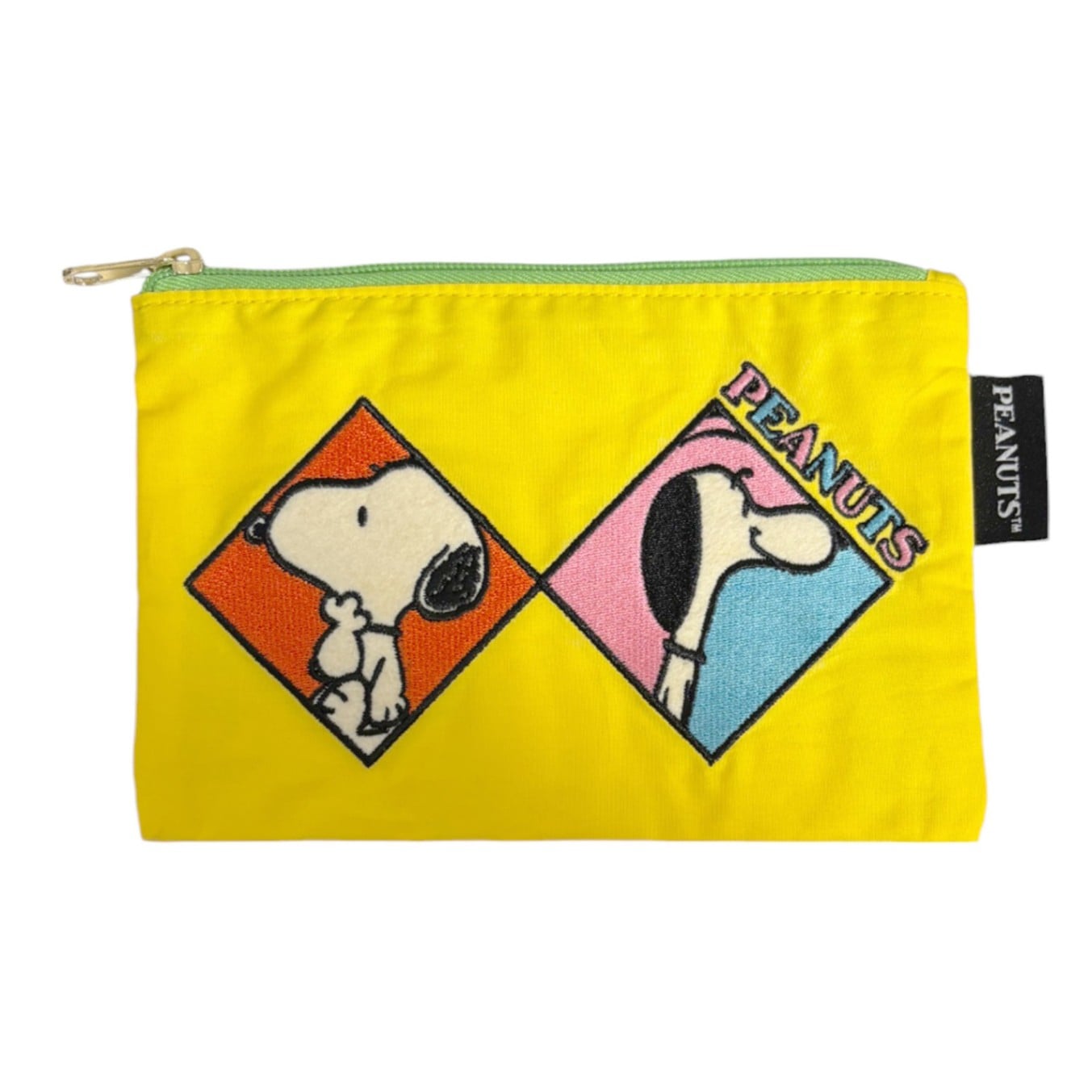 [公式] PEANUTS スヌーピー 75周年 コスメティックポーチ YE