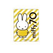 [公式] ディック・ブルーナ ミッフィー 誕生70周年記念 キャラクターステッカー ストライプ miffy70|ミッフィー（ディック・ブルーナ）|キャラクター