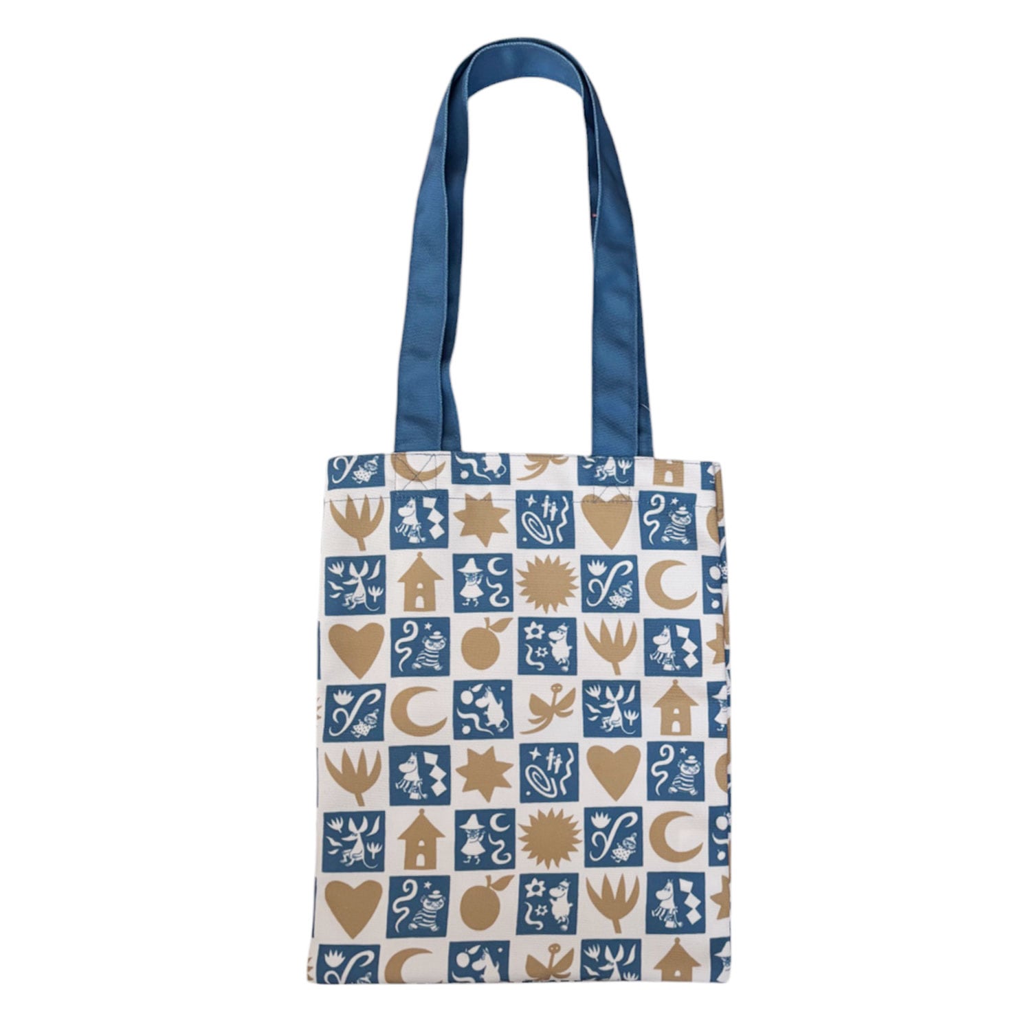 [公式] メーカー直営 MOOMIN ムーミン80周年 トートバッグ スクエア ブルー 