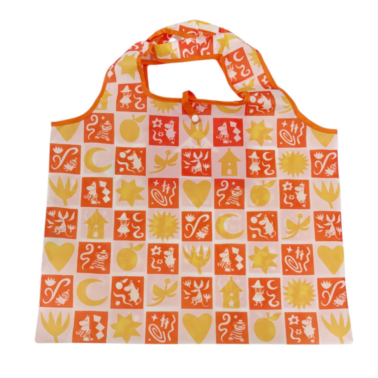 [公式] メーカー直営 MOOMIN ムーミン80周年 ショッピングバッグＡ スクエア オレンジ