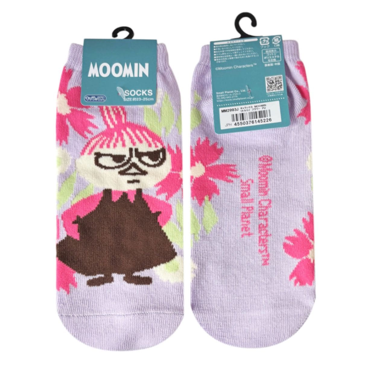 [公式] メーカー直営 MOOMIN ムーミン キャラックス（靴下） リトルミイ フラワー