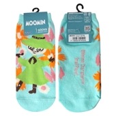 [公式] メーカー直営 MOOMIN ムーミン キャラックス（靴下） スナフキン フラワー|ムーミン|キャラクター