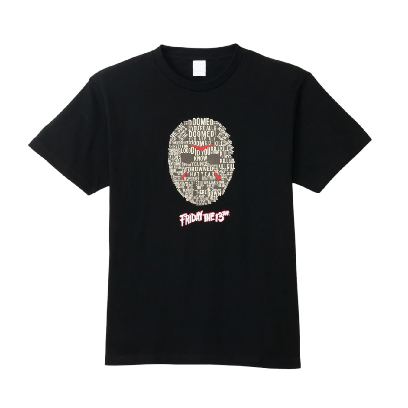 [公式]ホラームービー　Ｔシャツ　１３日の金曜日／フェイス　ユニセックスサイズ