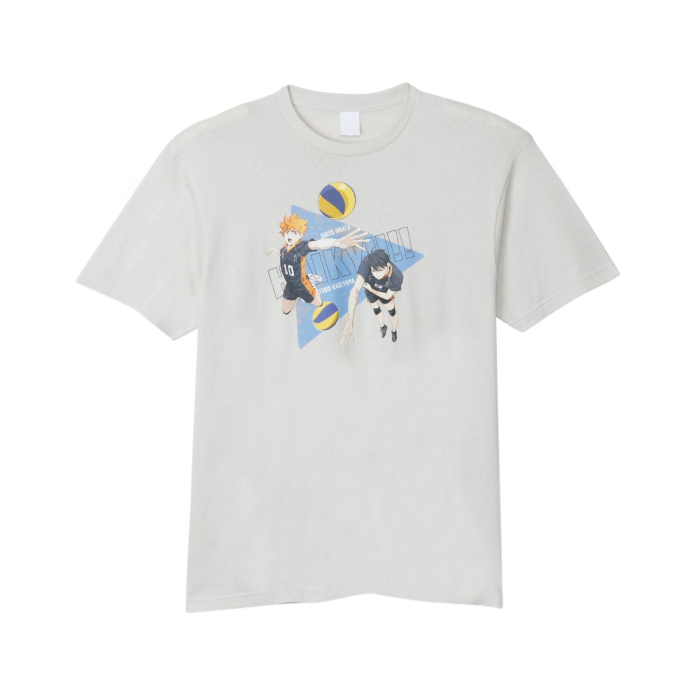 [公式] メーカー直営 ハイキュー!! Tシャツ 日向＆影山 アイボリー