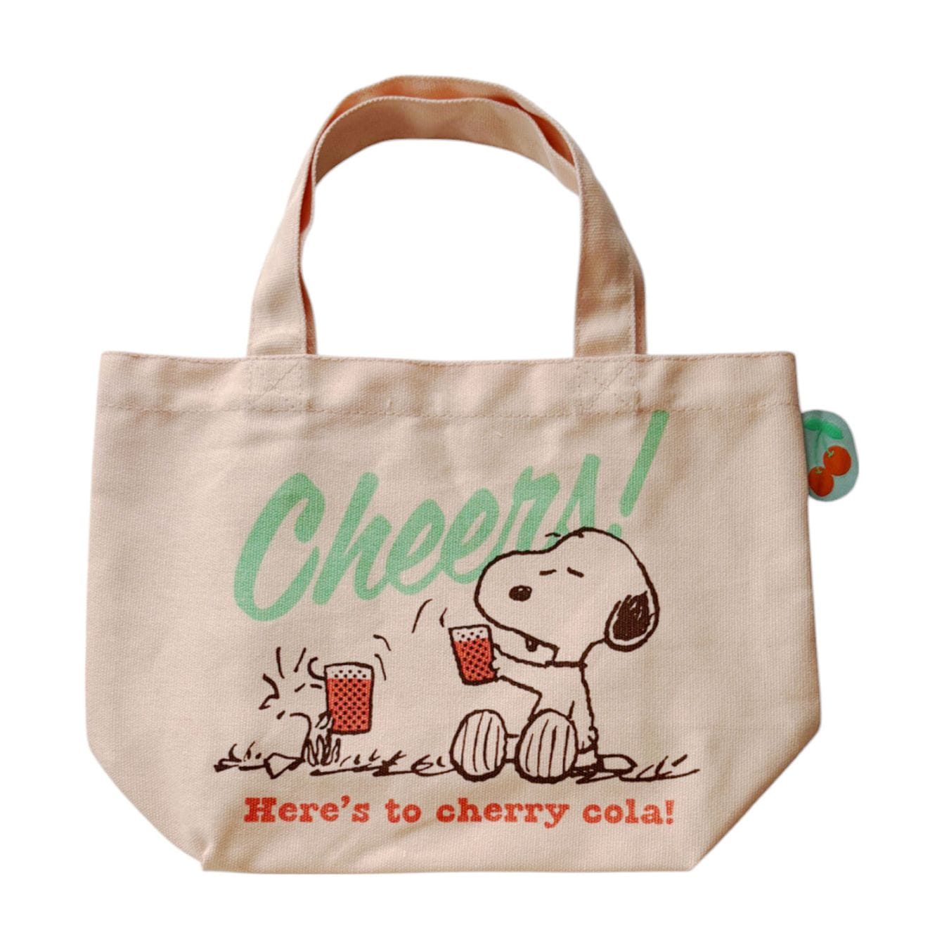 [公式] メーカー直営 PEANUTS ピーナッツ カラーマチ付バッグ チェリー