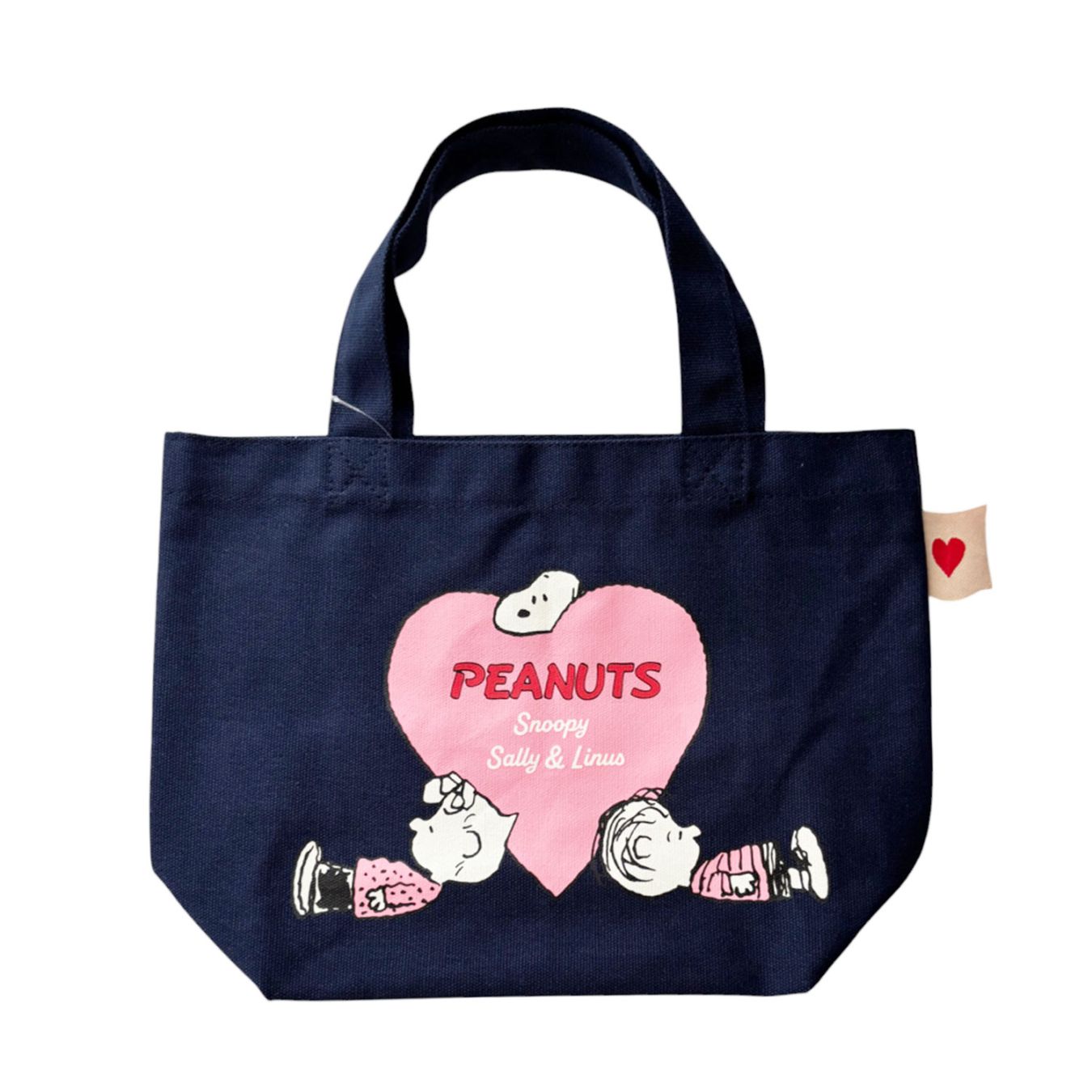 [公式] メーカー直営 PEANUTS ピーナッツ カラーマチ付バッグ ハート