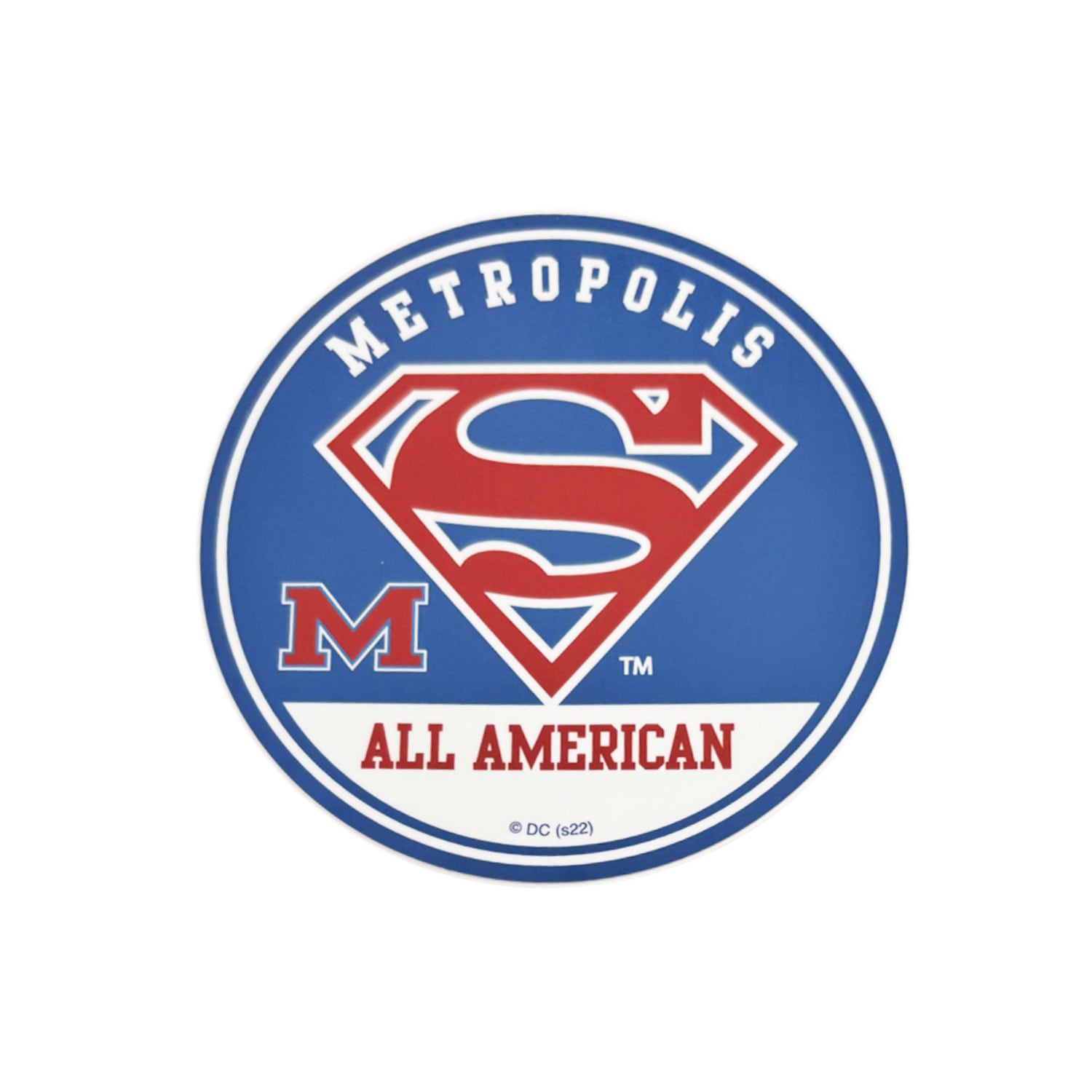 [公式] DC スーパーマン アウトドアステッカー ロゴ メトロポリス