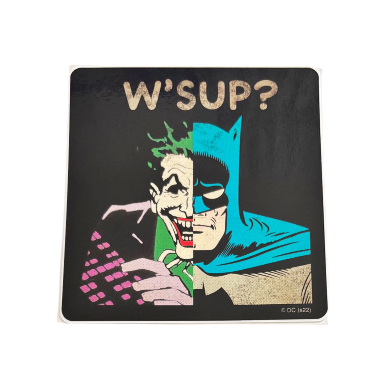 [公式] DC バットマン アウトドアステッカー バットマン＆ジョーカー