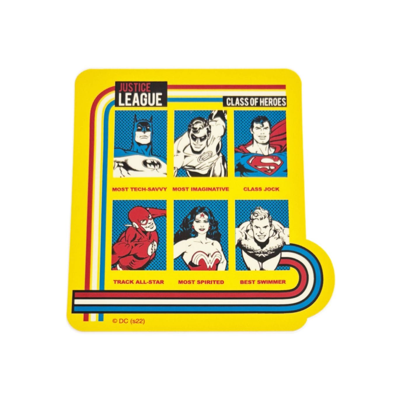 [公式] DC ジャスティス・リーグ アウトドアステッカー ヒーローズ