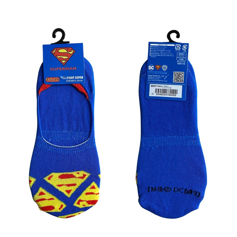 [公式] DC スーパーマン キャラックス（靴下）フットカバー ロゴ