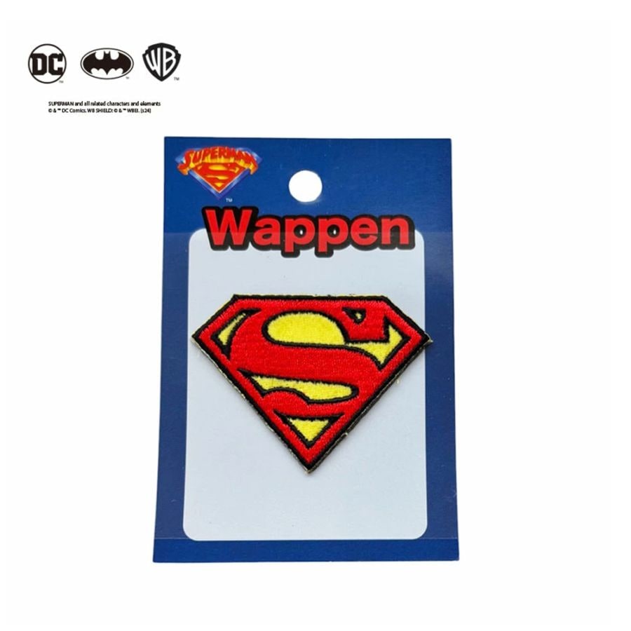 [公式] DC スーパーマン ワッペン Sシールド