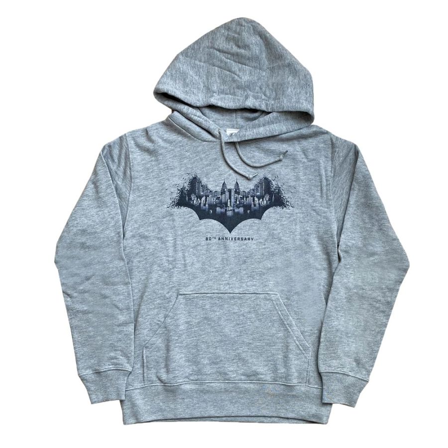 [公式] DC バットマン パーカー 80周年デザイン ゴッサムシティ Lサイズ