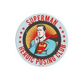 [公式] DC スーパーマン ダイカットステッカー ヒロイックポーズ|DC(バットマン・スーパーマン）|キャラクター