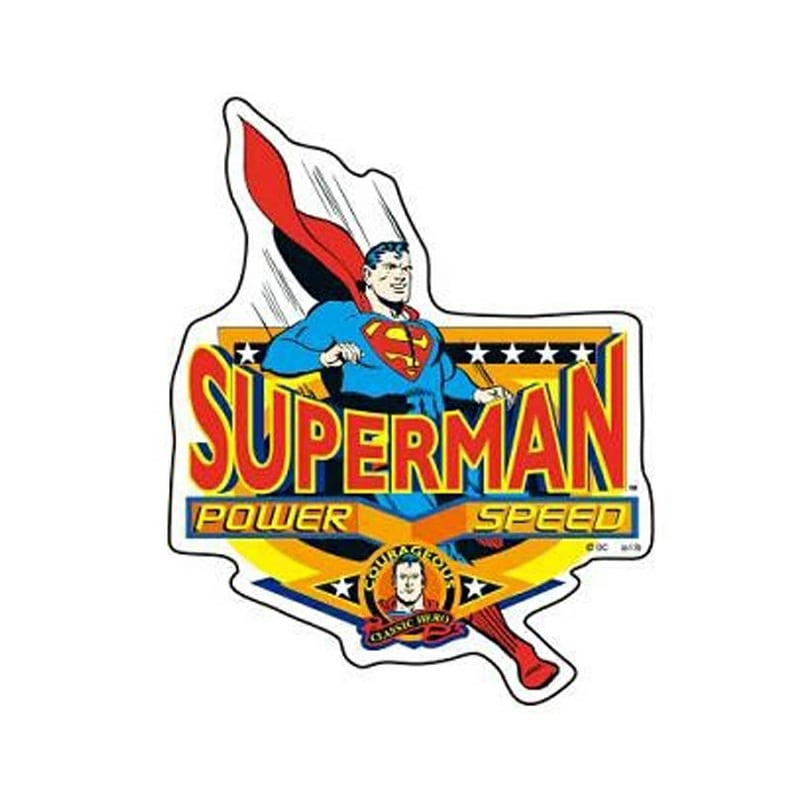 [公式] DC スーパーマン ダイカットステッカー パワースピード