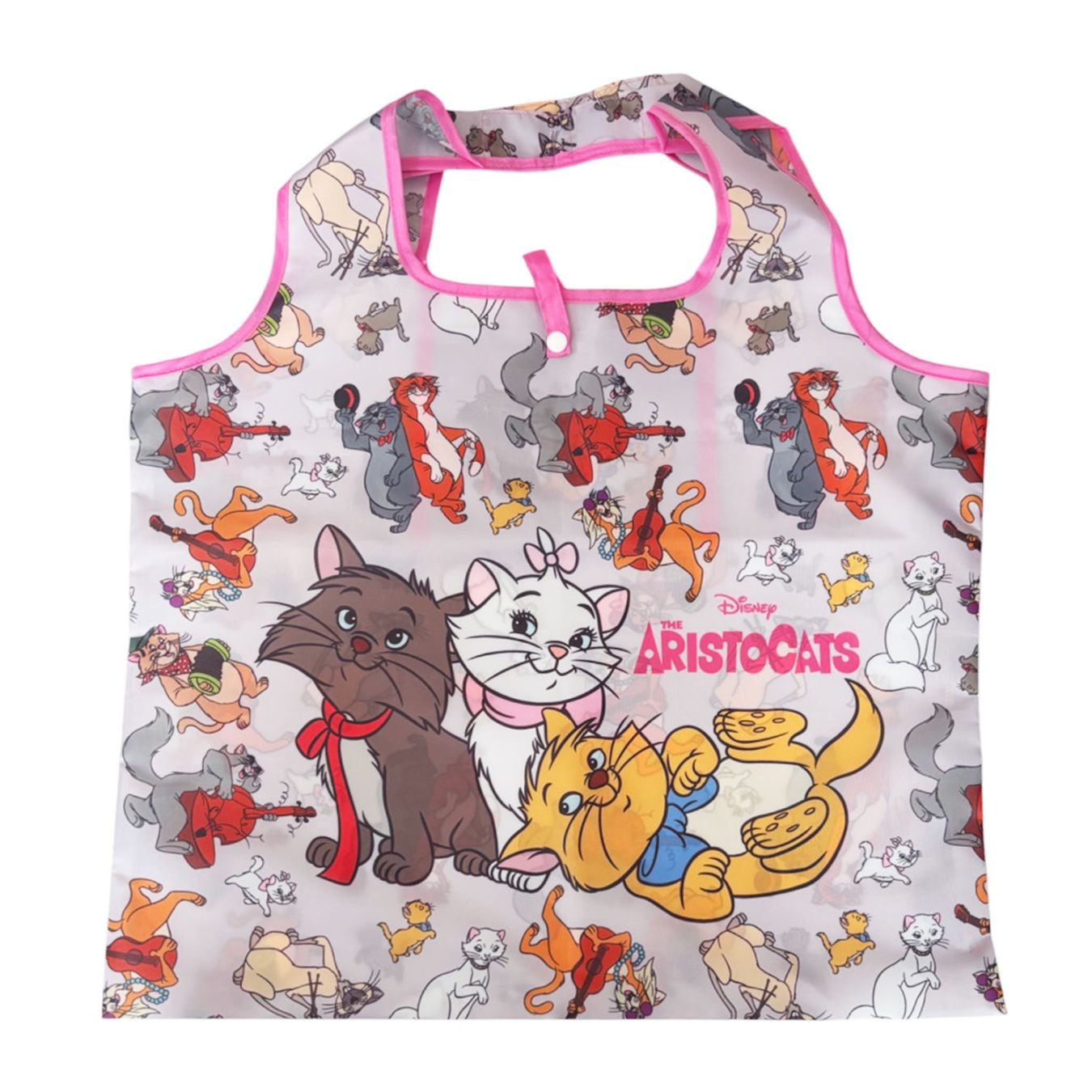 [公式] メーカー直営 ディズニー くるくるショッピングバッグ おしゃれキャット パターン