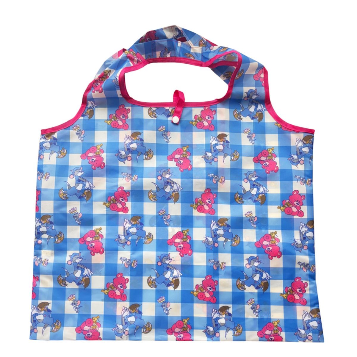 [公式] メーカー直営 トムとジェリー くるくるショッピングバッグ チェック